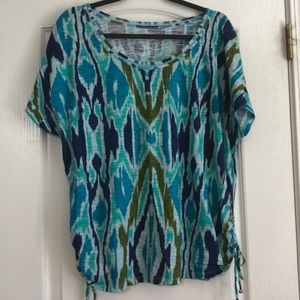 Lane Bryant Cool & Casual Cotton Slub T-Shirt